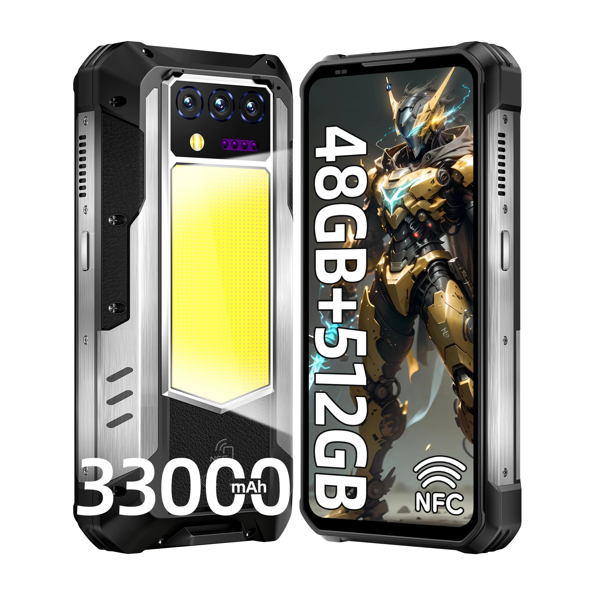 

Brand New Original Oukitel WP100 TITAN Rugged Phone With Projector 200MP 16GB+512GB 33000mAh NFC 5G Rugged Smartphone