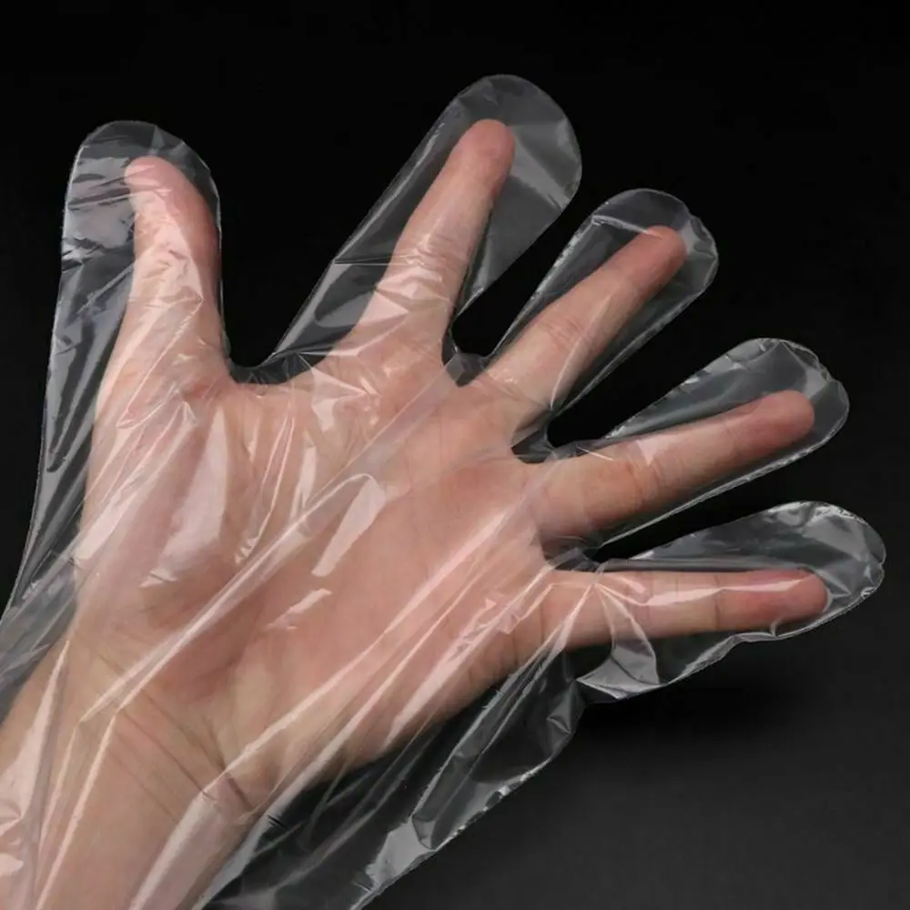 50Pcs Plastic Disposable Vet Glove Clear Veterinary Supplies Farm Glove Disposable Cattle Sheep Glove Artificial Insemination