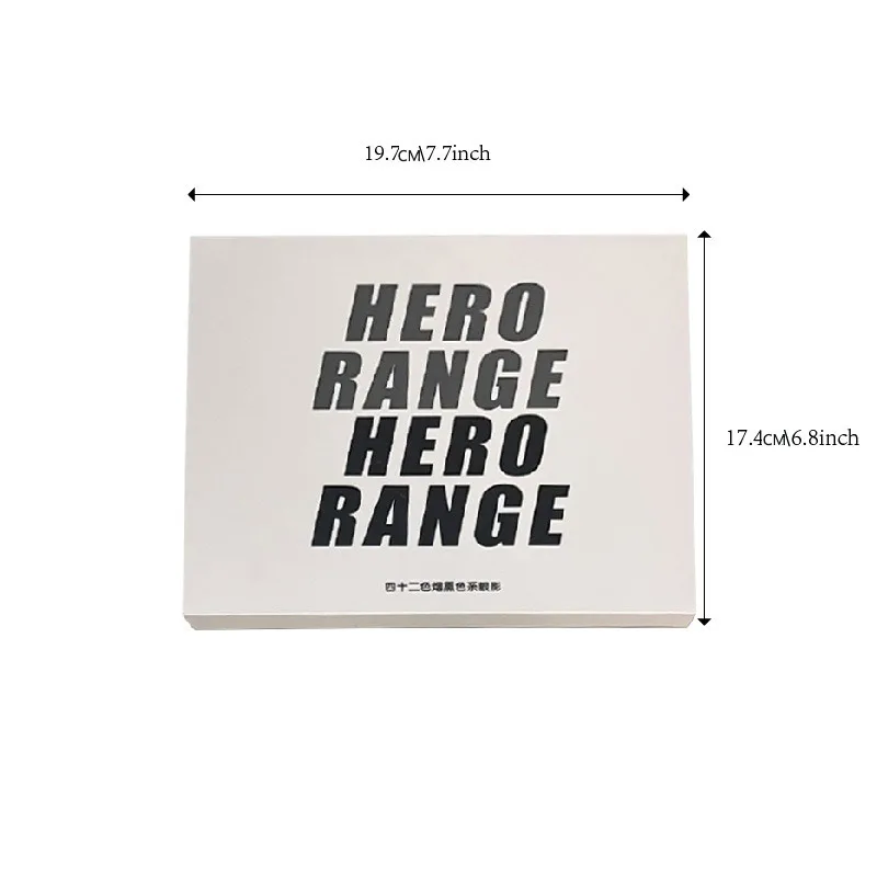 42-kleuren oogschaduwpalet Originele Koreaanse make-up Originele high-end make-up Grijs Blauw Rokerige verleidelijke kerstmake-up Mode