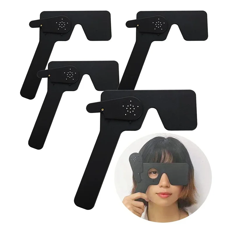 AA20-20 ชิ้น Ophthalmic Eye Occluder สําหรับจักษุแพทย์ศัลยแพทย์ศัลยกรรมกระดูก Optometrists Eye Exam เครื่องมือ (สีดํา)