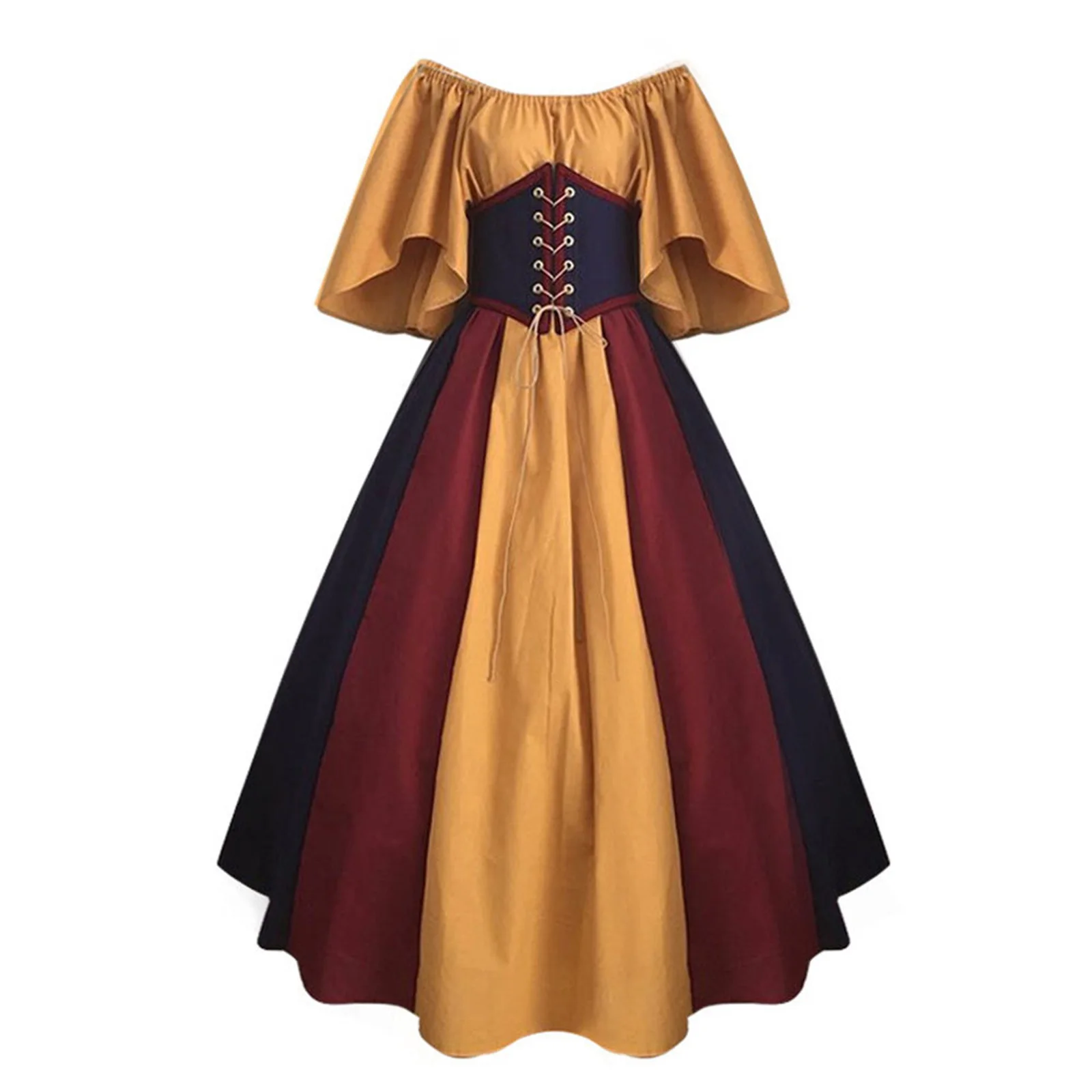 Disfraces de Halloween para mujer, vestido de bruja Medieval, Cosplay de vampiro, novia, Halloween