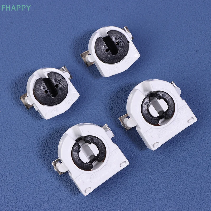 Soporte de luz fluorescente T5 T8, Base G5 G13, enchufe de lámpara resistente al calor sin derivación, CA 500V 2A para tubo de luz fluorescente LED, 5 uds.