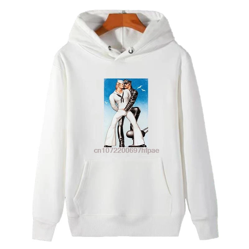 Lgbt Gay Schwul Tom Of Finland Sailor Matrose Cops King Cotton Hooded Sweatshirts Winter Essentials Fleece Hoodie Men Sportswear