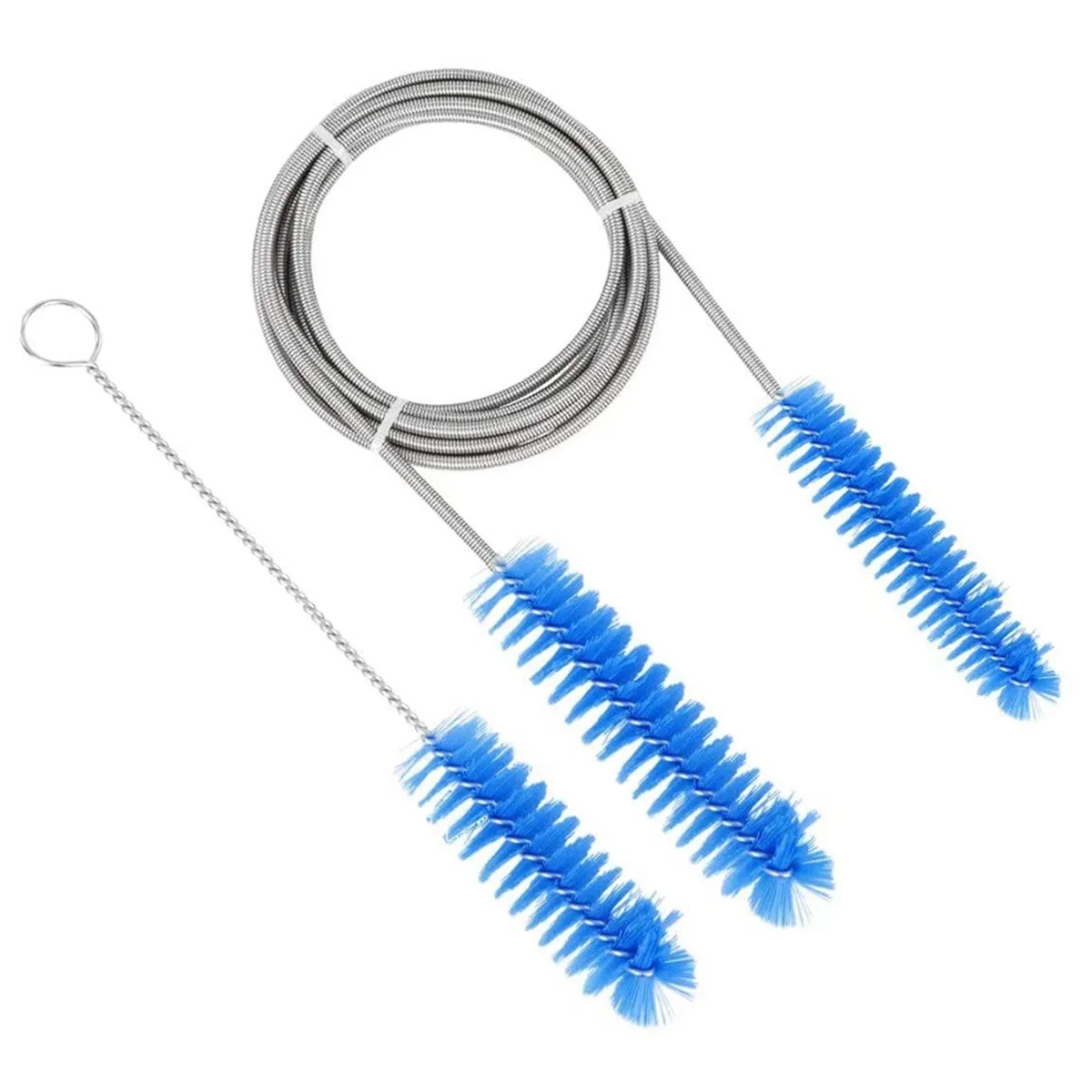 Brush Diameter 15mm 19mm - CPAP Tube Cleaning Brush- Suitable for Most CPAP Hose Type (Blue) XQ