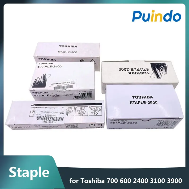 

Original STAPLE-600 STAPLE-700 STAPLE-2400 STAPLE-3100 STAPLE-3900 Staple for Toshiba STAPLE 700 600 2400 3100 3900 Corner Nail