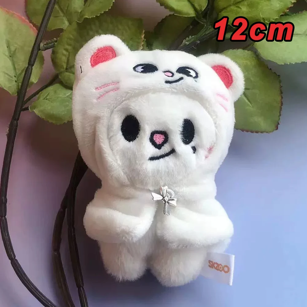 Llavero de Peluche Skzoo, Juguete de Peluche Kawaii de Skzoo Stray Wolf, Muñeco de Peluche de Dibujos Animados, Juguetes de Compañía Kawaii, Regalo para Niños