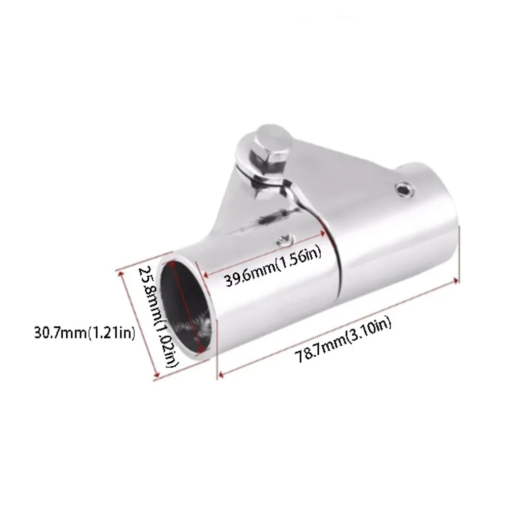 Stainless Steel Folding Swivel Connector Marine Grade High Strength Pipe Connector 316 Stainless Steel Easy Rotate