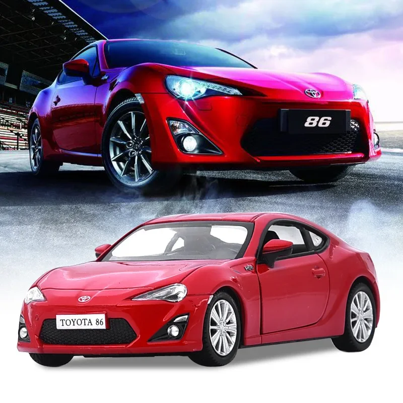 

1:36 TOYOTA GT86 Scale Alloy Car Model Metal Diecast Gifts Toys Children Collection Toys Ornaments Display