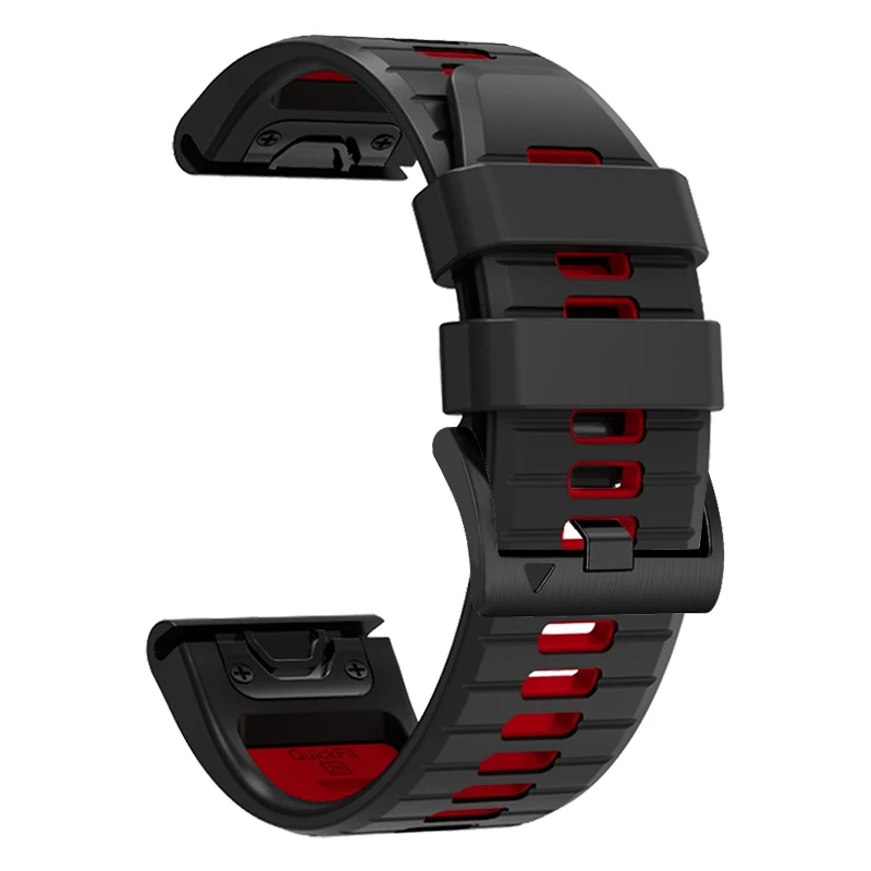 22 26 MM Siliconen Horlogeband Strap Voor Garmin Fenix 7 7X 6X 6 Pro 5 5X Plus Epix Gen2 Enduro 2 Polsband QuickFit Release Bracele