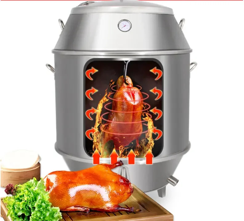 

Stainless steel charcoal roast duck oven Electric gas charcoal roast mutton pork chicken and duck-PLC core components