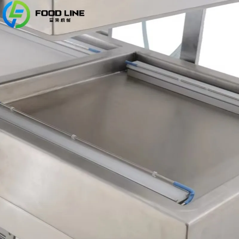 Máquina de embalagem a vácuo de câmara dupla de alta precisão para preservação de alimentos em grãos de café