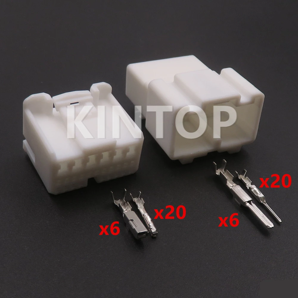 

1 Set 26 Pins Car ECU Wire Connector 1318757-1 1746863-1 90980-12150 AC Assembly Cable Socket Auto Replacement Plug Accessories