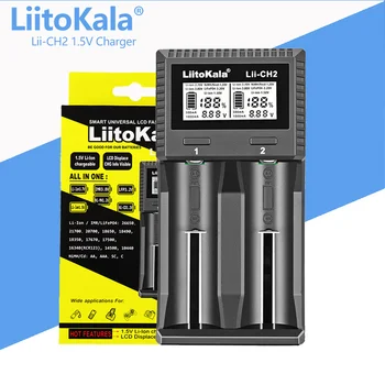Liitokala lii-ch2 1,5 v aa aaa wiederauf ladbare lithium batterien smart lcd batterie ladegerät für wecker fernbedienung