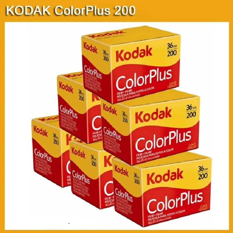 1-10 рулонов фотобумаги KODAK Film ColorPlus 200 36 Exposure 35 мм, новые пленки фотобумаги Kodak для камеры (дата по уходу: 2026)
