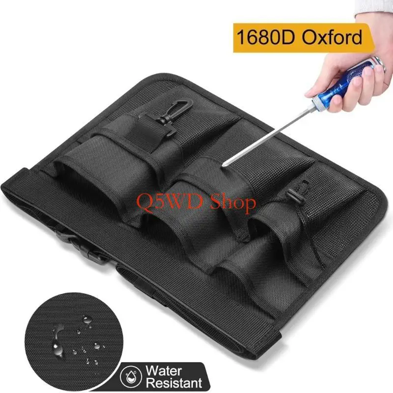 Q5WD Reinforced Multi Task Garden Apron Quick Access Tool Pockets Breathable Adjustable Dirt Resistant Coated
