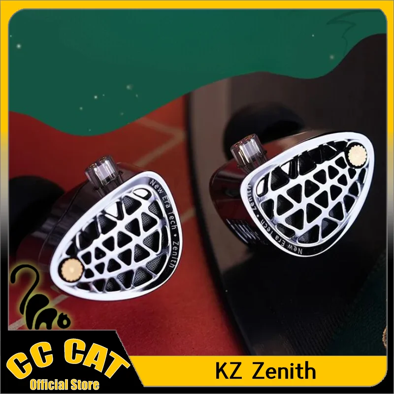 

KZ Zenith Wired Earphones In-Ear Headphones New Era Tech KZ Acoustics Earphone HiFi Monitor Earbuds Custom Music Earphones Gitfs