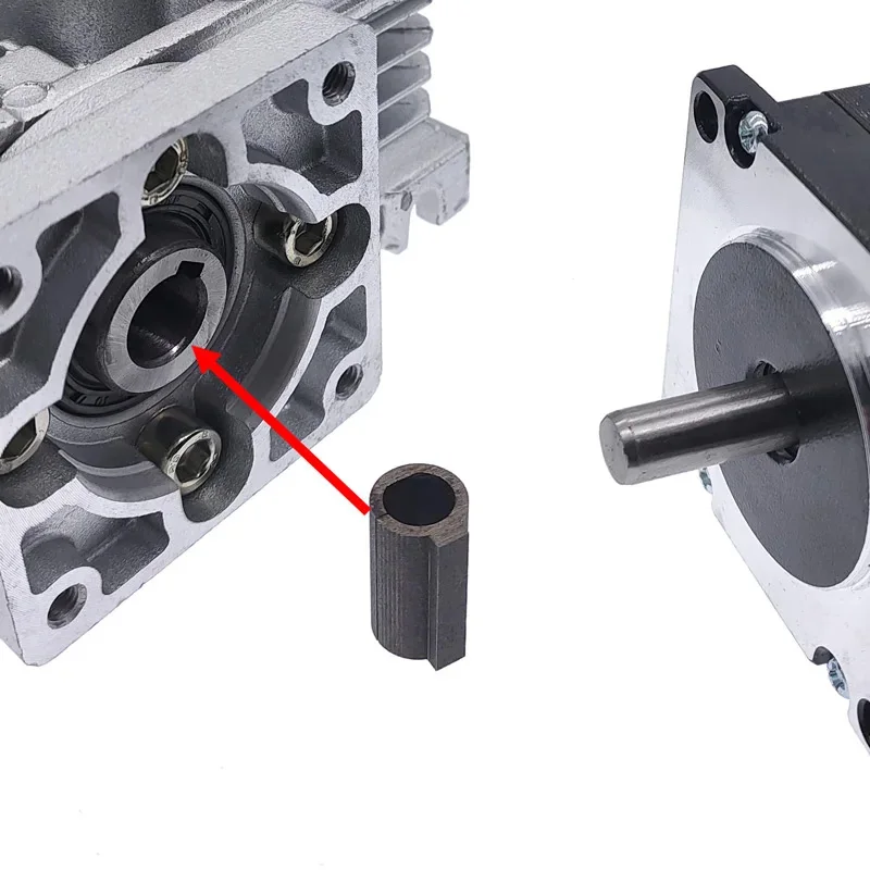 RV30 3000rpm 125W 24V BLDC 57mm reductor de gusano Motor de CC sin escobillas relación de engranaje 5:1-80:1 ejes de salida duales