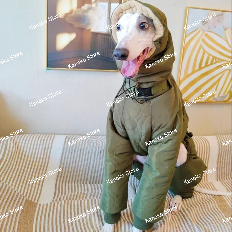 Small and Medium Dog Clothes Super Thick Cotton-padded Pet Coat Whitbit Greyhound Clothes Dogs Accessories Ropa Para Perro