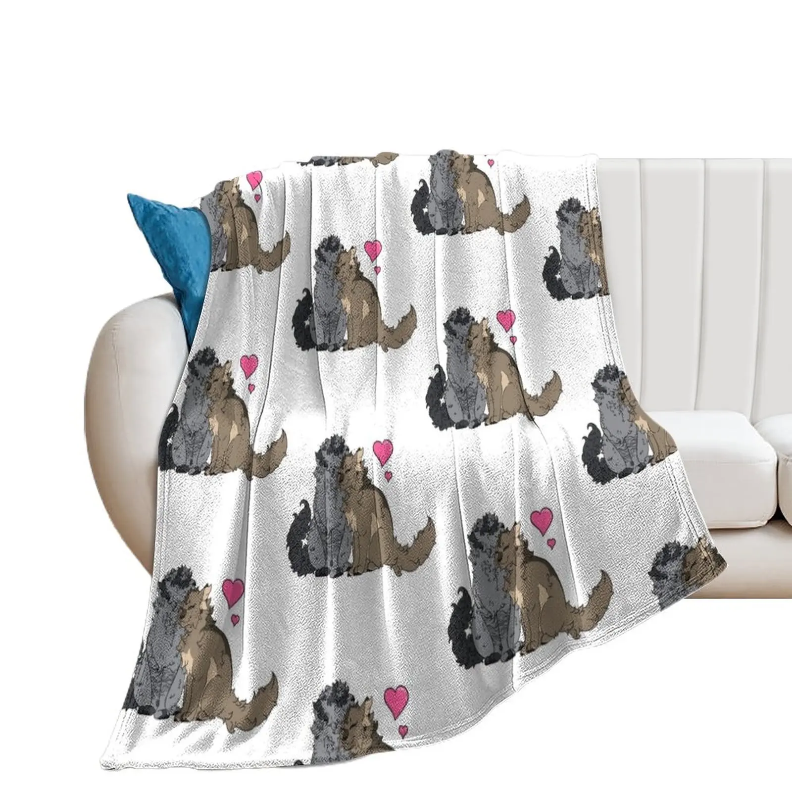 

Lovebirds Throw Blanket Shaggy Large Blankets