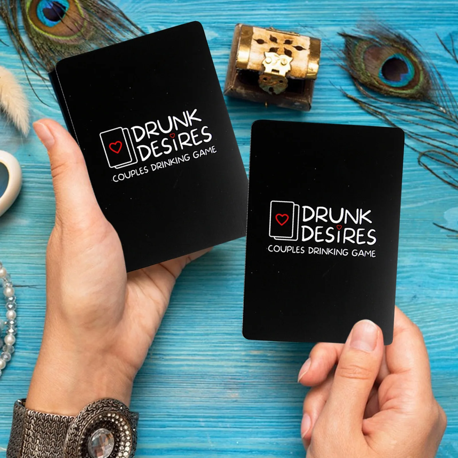 Drunk In Love X-Rated ainda mais quente Jogo de cartas de casal para jogo noturno, desejo bêbado Cartões de festa Adultos Desafios e perguntas divertidas
