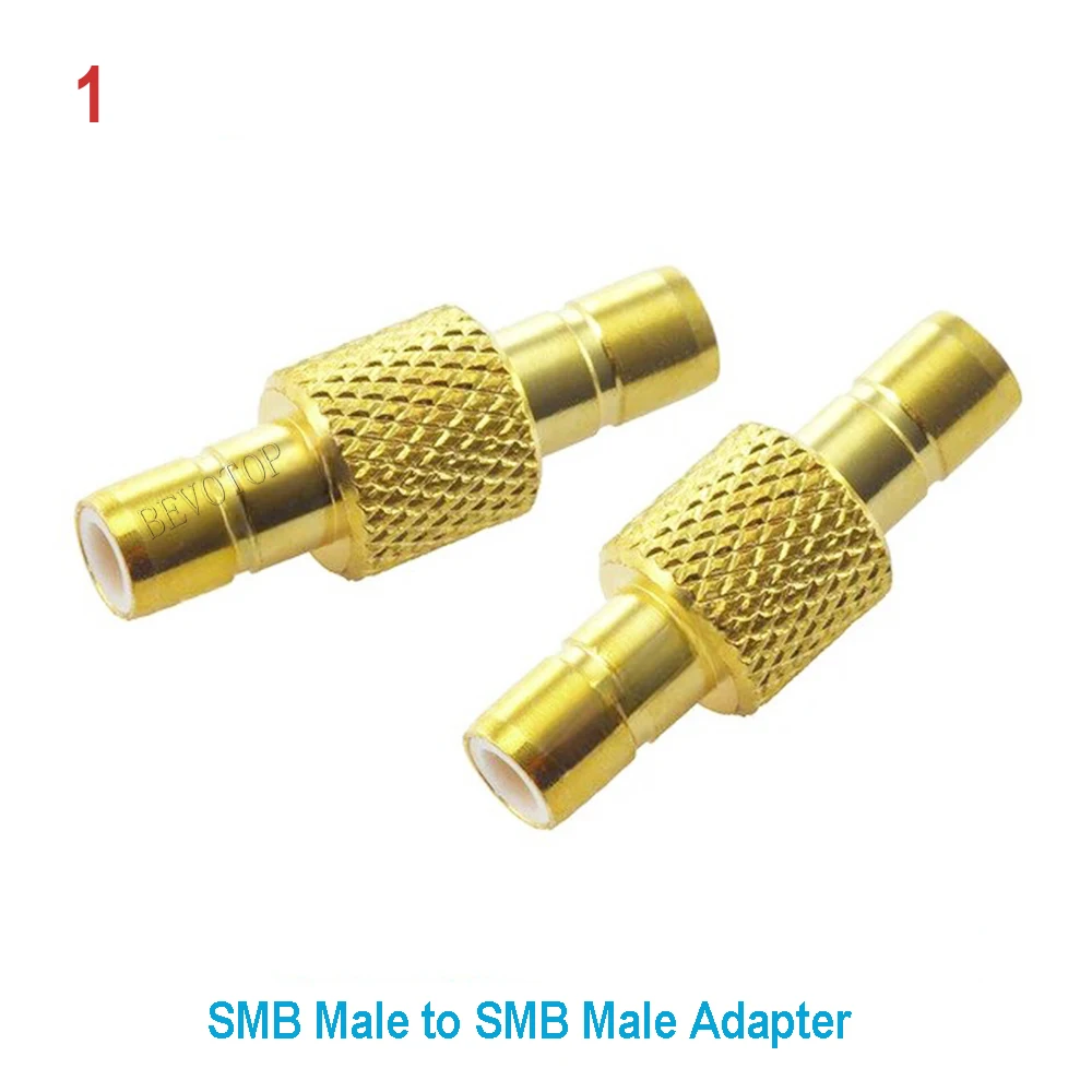 2PCS SMB-J to SMA/SMB/Q9 BNC/ F/ MCX Female Connector for Wifi Radio Antenna Male Female to Female BNC to SMB RF Coaxi Adapter