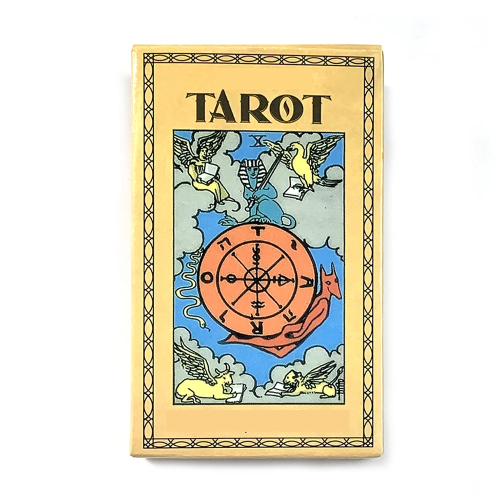 

Tarot Cards A 78pcs Oracle Deck Mysterious Fate Divination Prophecy Party Board Game,Holiday Games, Halloween and Christmas Gift