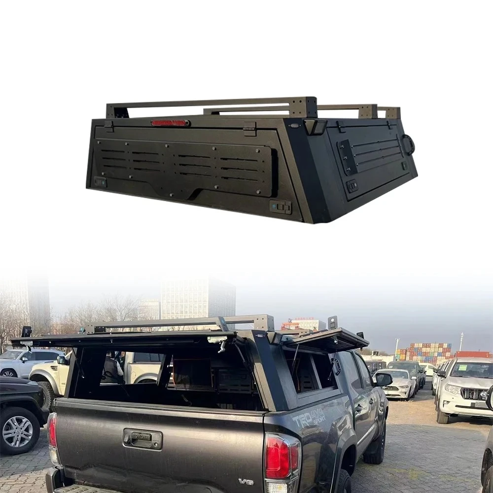 

Pickup 4x4 Accessories Aluminum Alloy Truck Bed Rack System Hardtop Topper Canopy