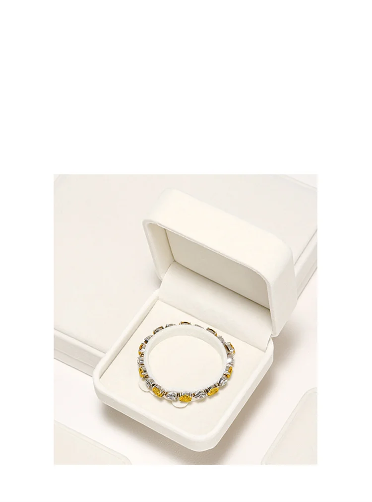 Oirlv Velvet Ring Box Classical Earring Necklace Bangle/Bracelet Case Jewelry Gift Box for Wedding Jewelry Display Storage Box