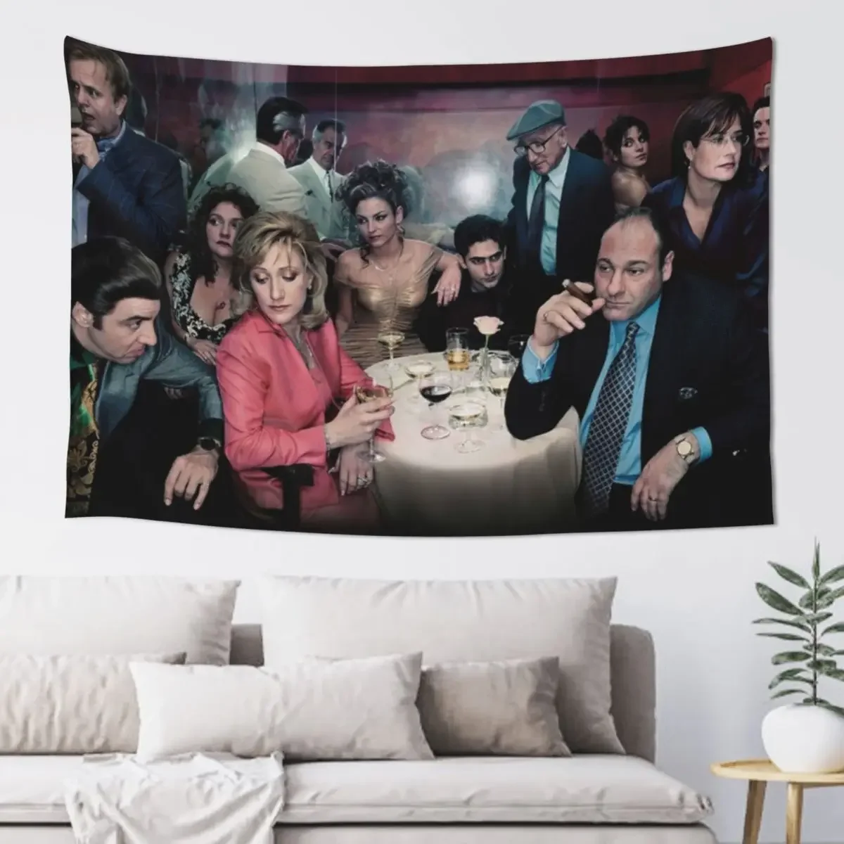 

The Sopranos TV Series Poster Tapestry Room Decorator Decorative Wall Murals Decoration Bedroom Wall Decor Hanging Tapestry