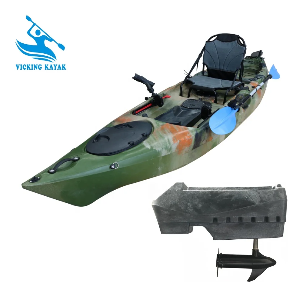 2024 زورق كاياك الجلوس على محرك كاياك كهربائي مع محرك التصيد الكهربائي ، محرك نفاث الصيد كاياك بولي كلوريد الفينيل القماش المشمع كانو 5 قطعة #6