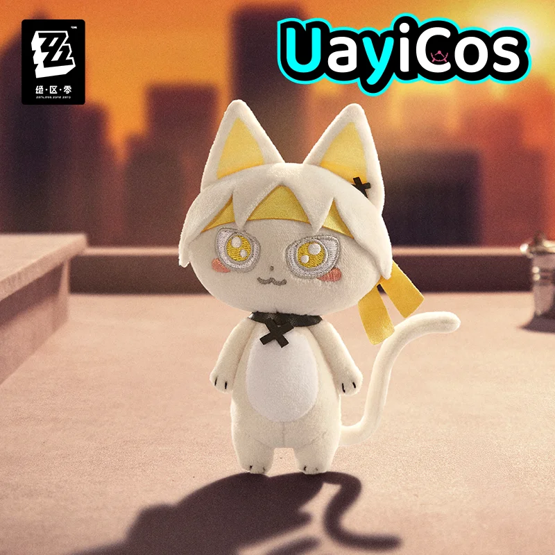 

16 см Официальная беззубая зона Zero Asaba Harumasa Animal Cat Series Мягкие плюшевые куклы Одежда Брелок Сумка Подвеска Аниме Игрушка Ki