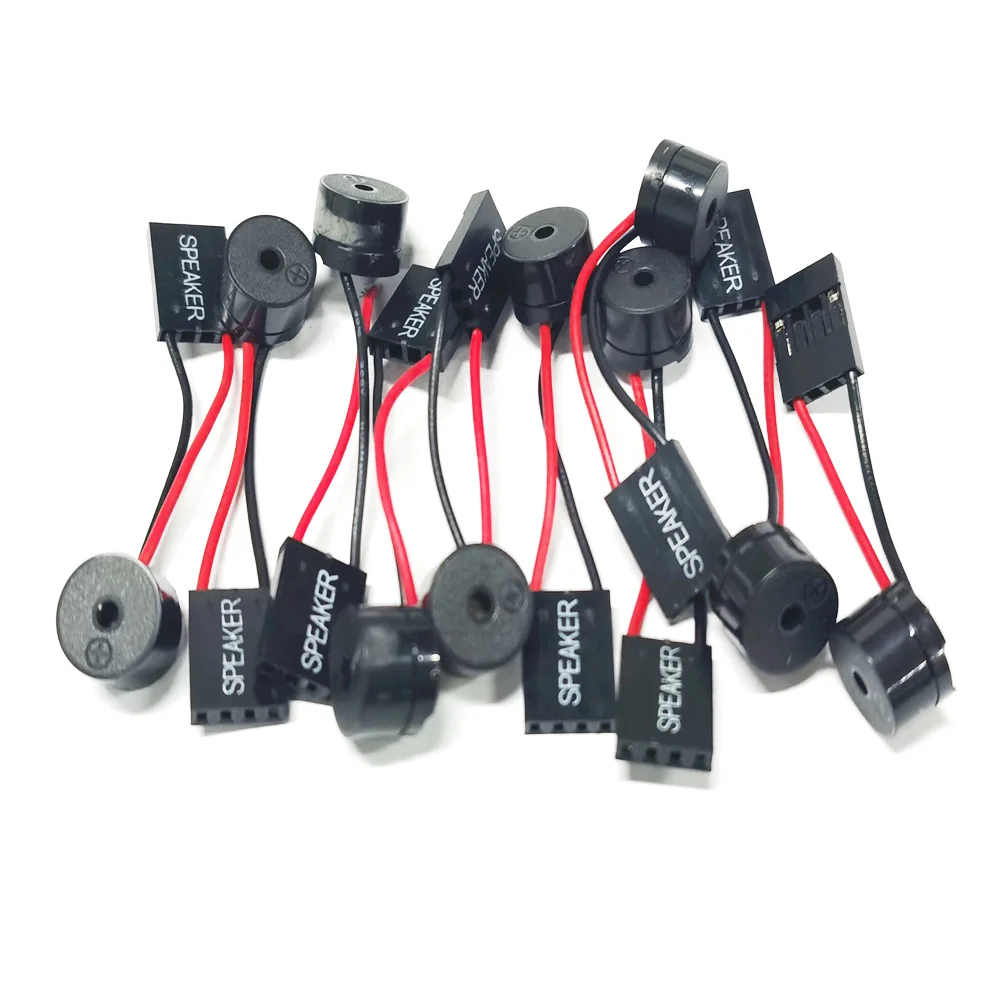 10-20PCS Mini Plug Speaker kit, Internal BIOS Computer Motherboard Mini Onboard Case Buzzer Board Beep Alarm for PC, Electronics