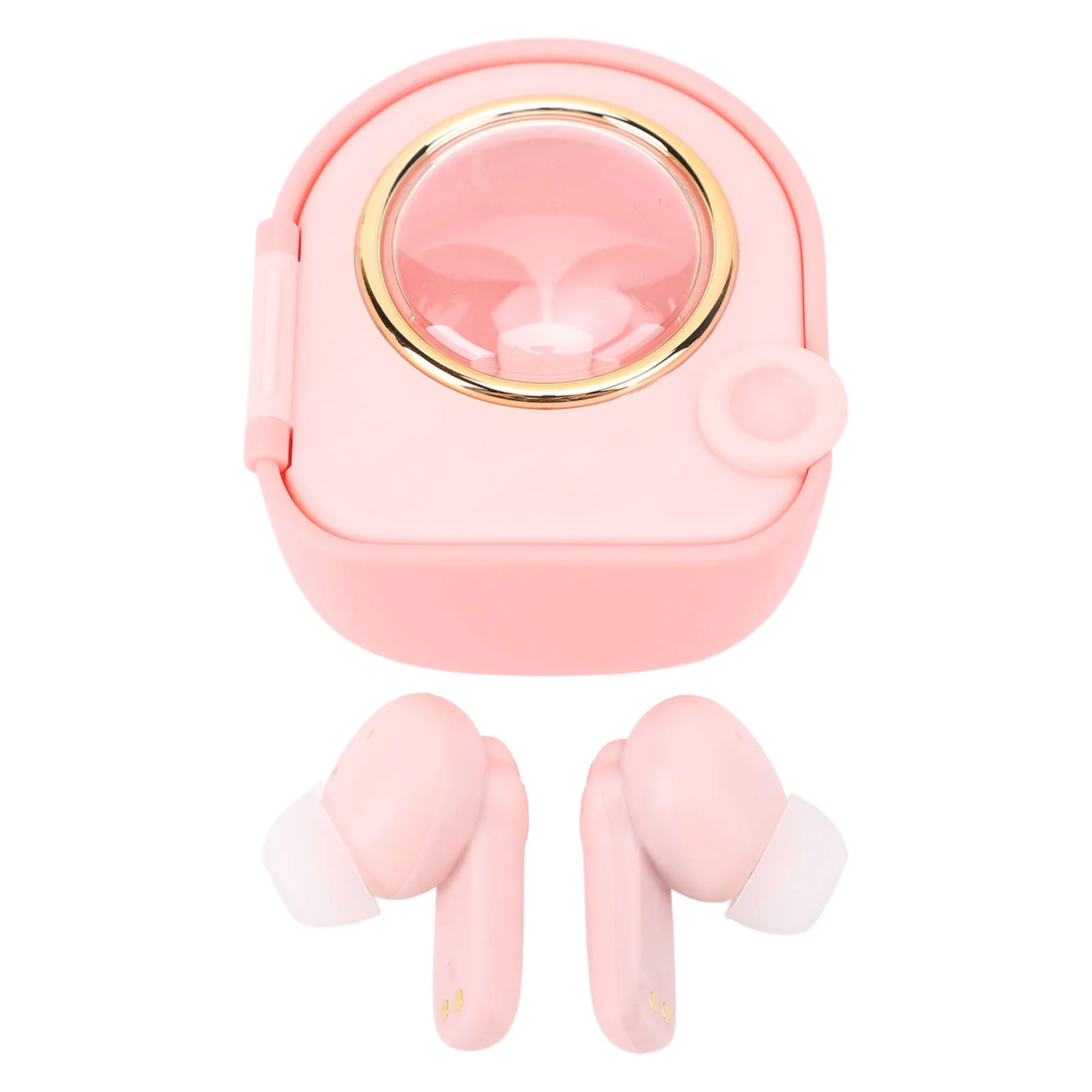 블루투스 이어폰 블루투스 이어 버드 인체 공학적 귀여운 고감도 마이크 음악 이어폰 소녀를위한 고양이 발톱