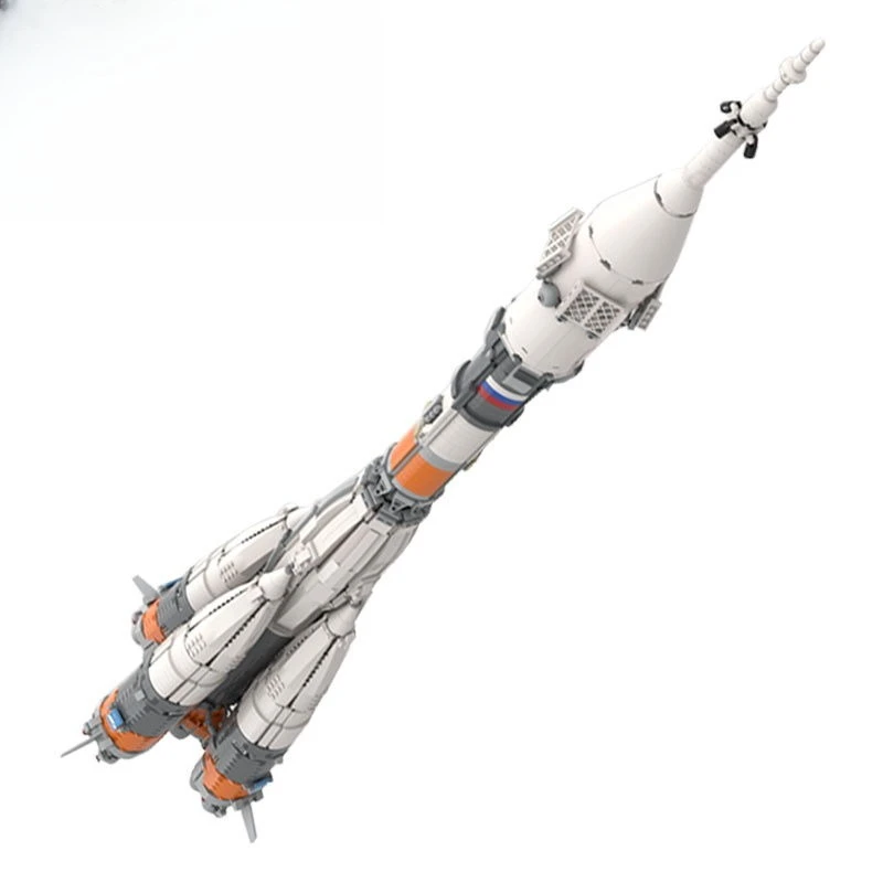 Space Sojus-FG Soyuz rocket small particle assembly building block puzzle