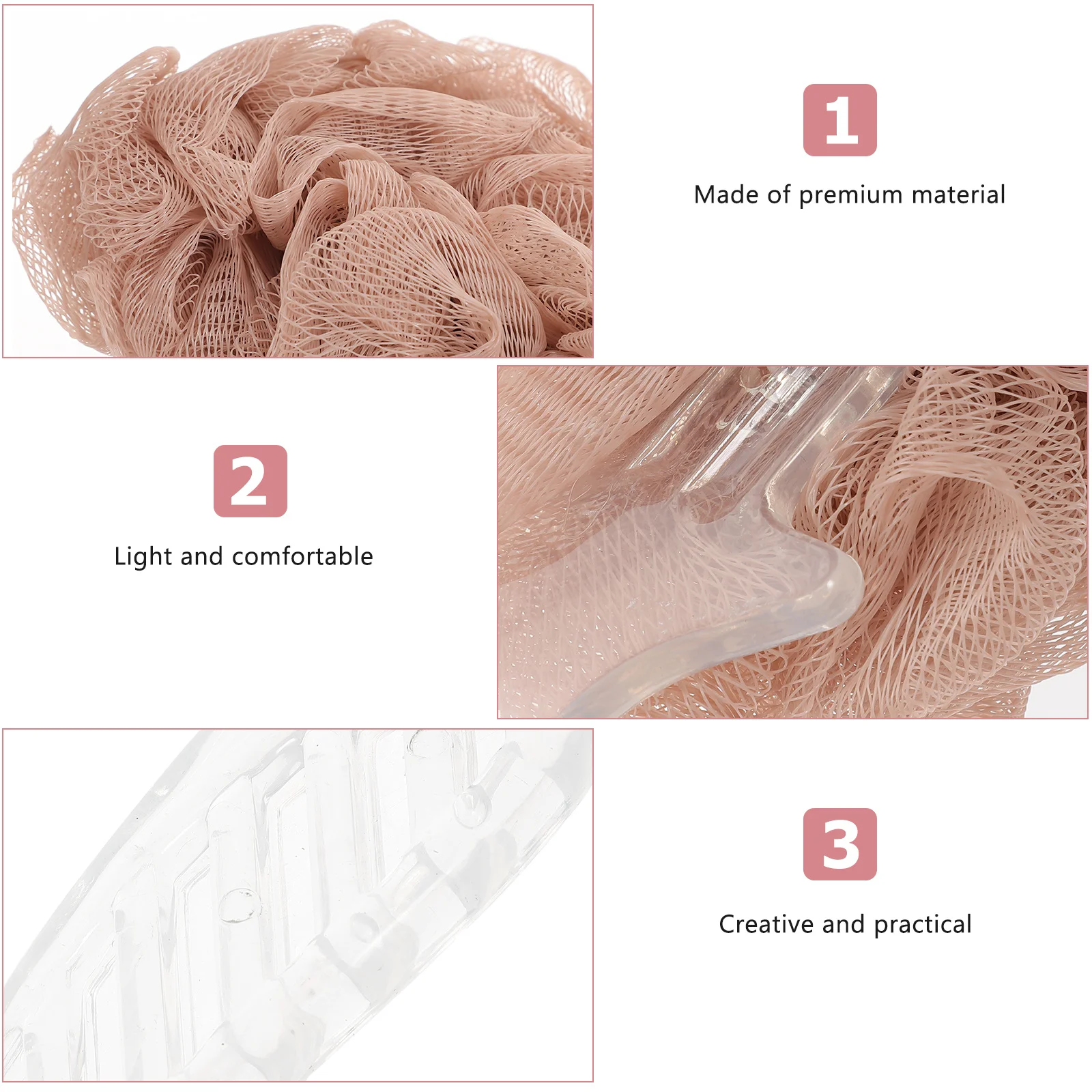 

2pcs Non-Skid Shower Brush Long Handle Scrubber For Body Cleaning Massage Bath Brush Bath Tools Body Scrubber Bathroom Supply