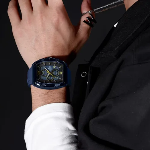 Imagen 2 del producto Relojes de moda NAVIFORCE de la mejor marca para hombre, correa de silicona de cuarzo, Reloj de pulsera Original resistente al agua hasta 50M con fecha para hombre, Reloj Homb 2025