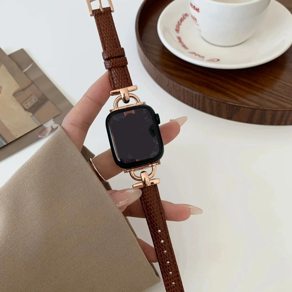 ل سوار ساعة أبل النساء سلسلة الترا 10/9/8/7/6 38 مللي متر 40 مللي متر 41 مللي متر 42 مللي متر 44 مللي متر 45 مللي متر 46 مللي متر حزام حلقة جلدية