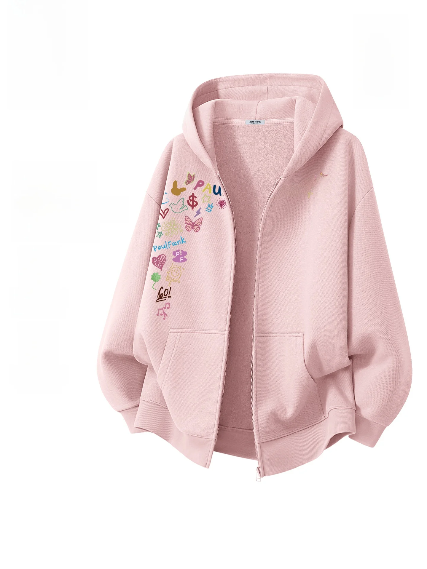 

Утепленная толстовка на молнии из хлопка и полиэстера для зимы, повседневная, теплая, с дизайнерским акцентом на теплоизоляцию