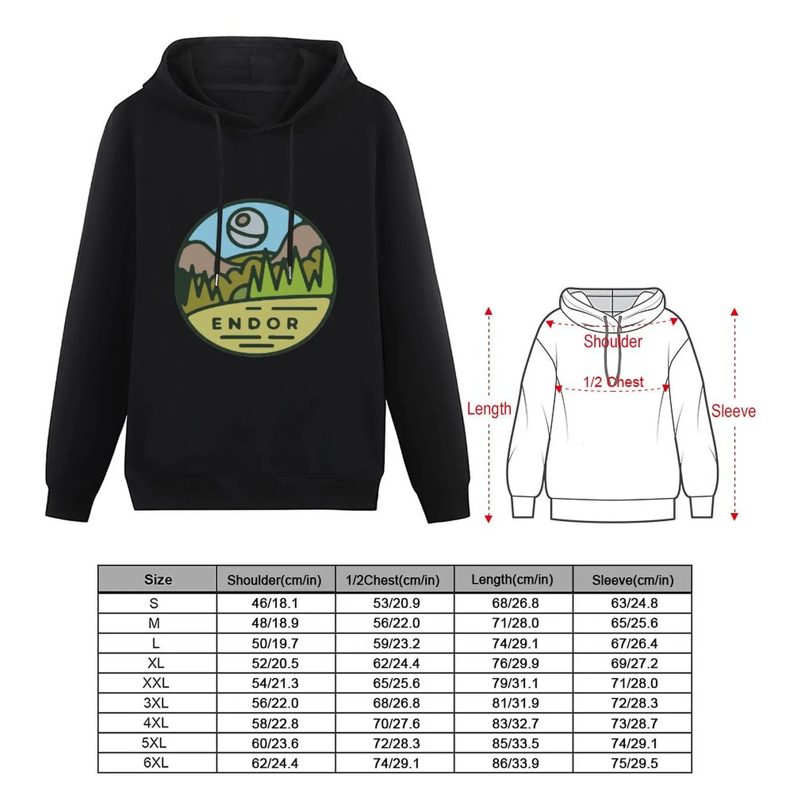 endor Pullover Hoodie fashion men hoodie streetwear