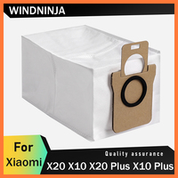 1/2/4PCS Dust Bag For Household Cleaning for Xiaomi X20+ X10+ X20 Plus X10 Plus Robot Vacuum Cleaner Disposable Bag Accessories