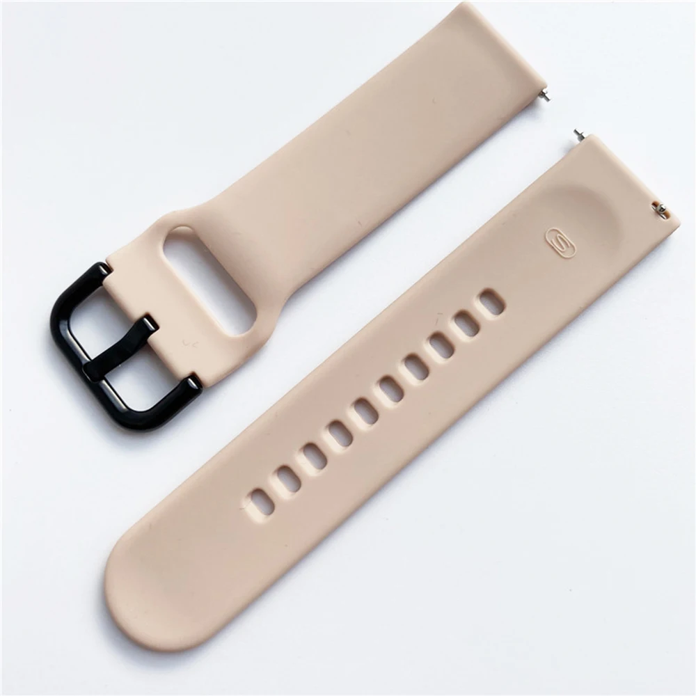 Silicone Strap for Samsung Galaxy Watch 6 5 4 Active 2 Quick Release Bracelet Huawei GT 2/3 Smart Watch Band Amazifit bip 20mm image 5