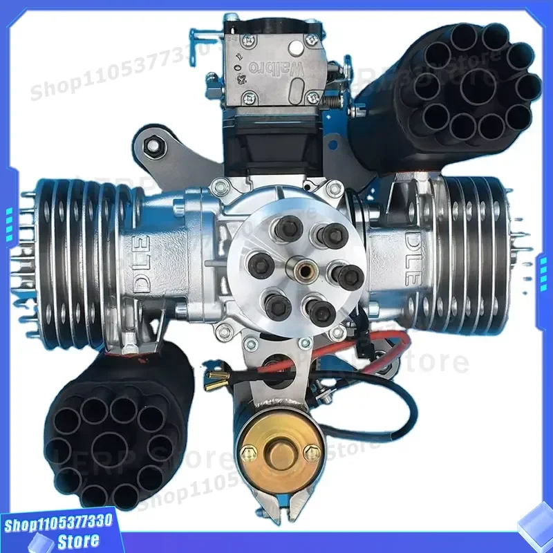 DLE170ML Ultra Light Power Umbrella Paragliding Engine Dual Cylinder Natural Air Cooled Electric Starting Generation