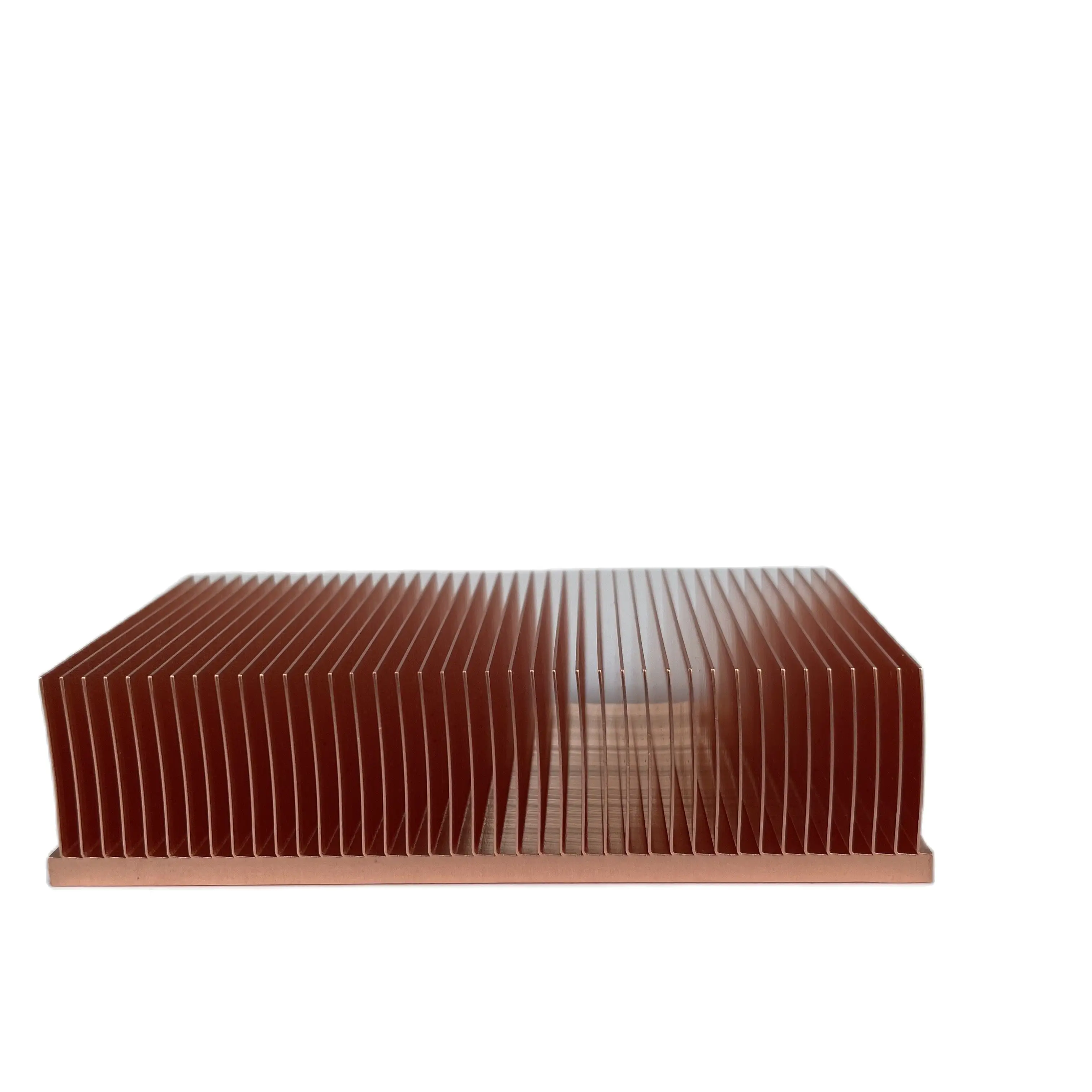 Copper heat sink 100*50*25mm For Computer Server Cooling Power cooling