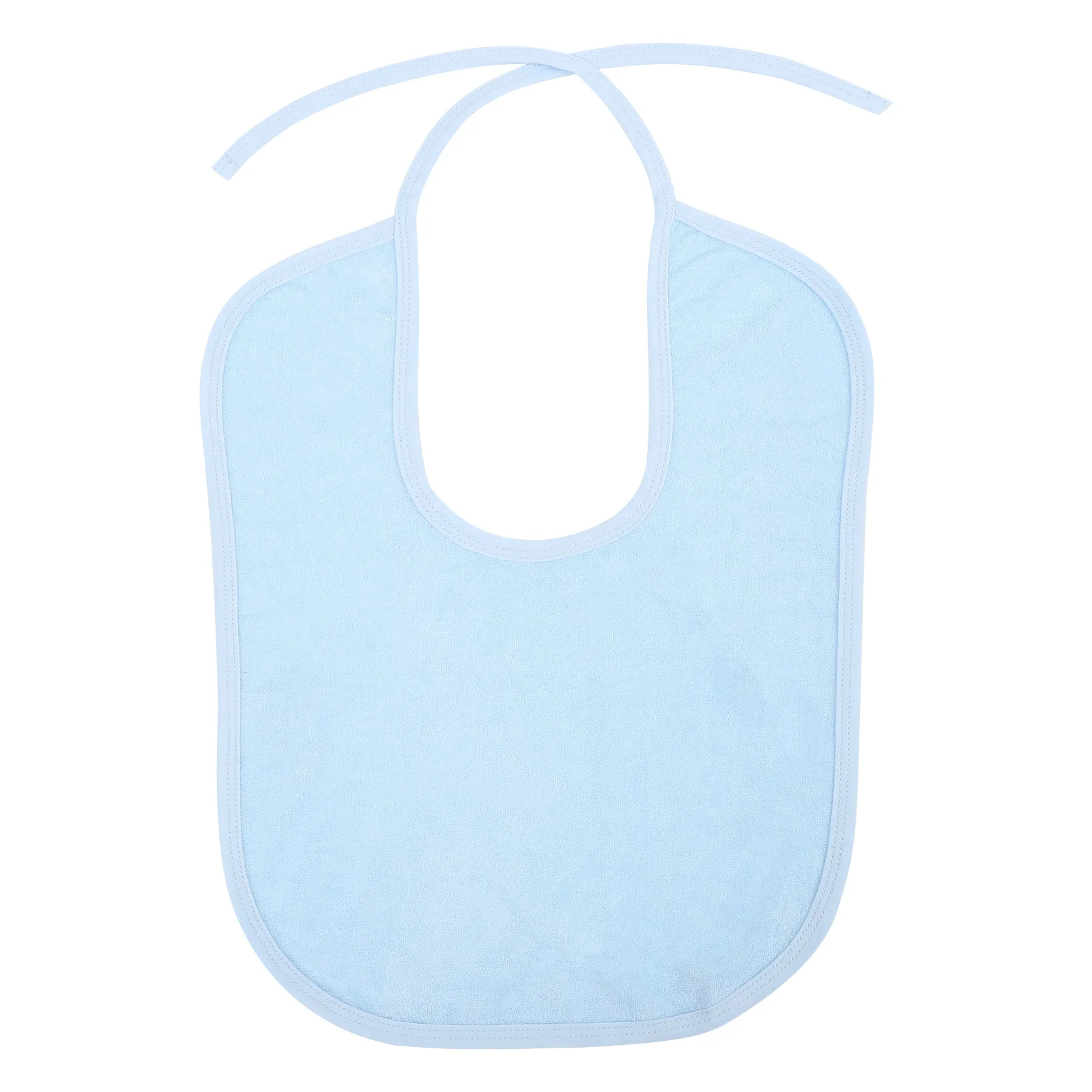

Adult Eating Bib Elder Waterproof Clothing Protector Apron Blue Bibs Men Adjustable Meal Eating Saliva Towels Health Care