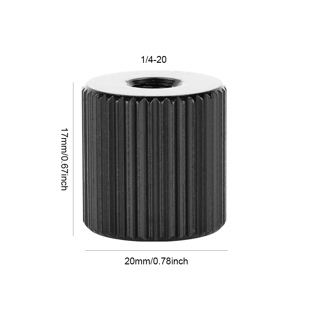 1 팩 1/4 암-암 나사 어댑터, 마이크 마이크 스탠드 삼각대 플래시 LED 라이트 브래킷 카메라 스튜디오 액세서리