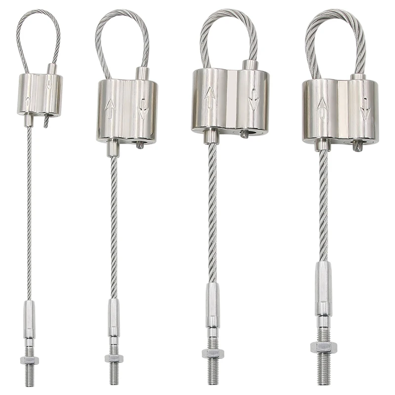 

2/3/4/5mm adjustable suspension rope, 304 stainless steel cable, suitable for hanging billboards/lighting fixtures/potted plants