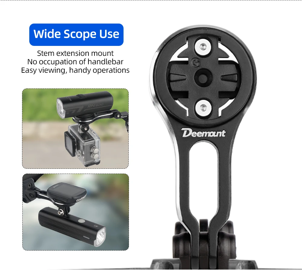 Fahrradlenkerhalterung passend für Trek Bontrager Blendr Cervelo Gopro Aluminiumlegierungshalterung für Garmin Wahoo Bryton IGPSPORT – Detail 6