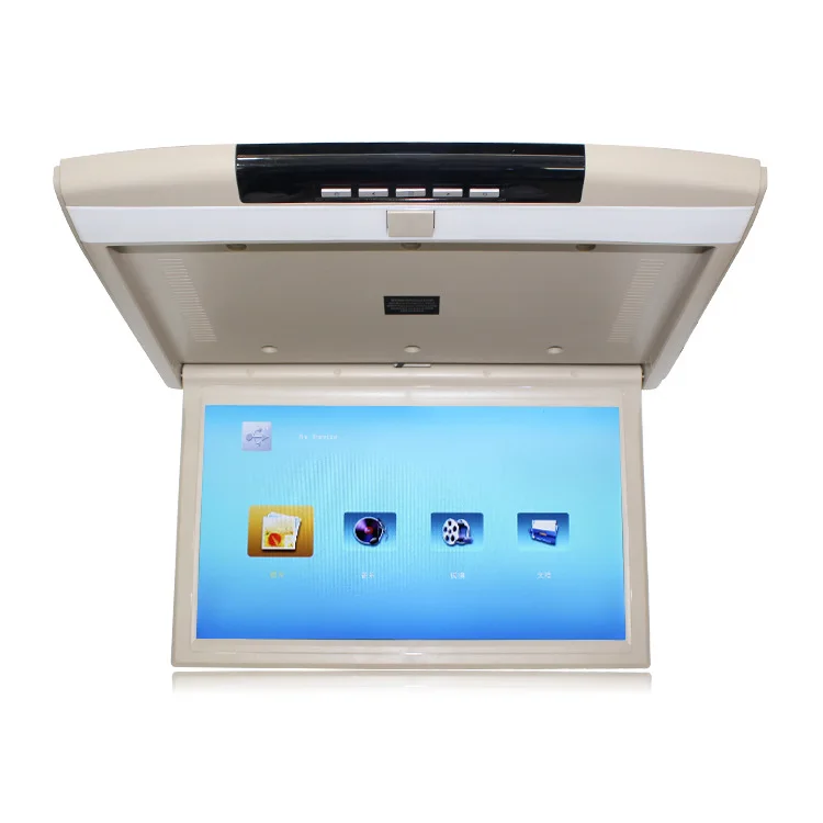 12/15.4/17/19/22 Inch Overhead TV Dakmontage/Flip-down Monitor Display voor Auto Bus Vrachtwagen Gebruik