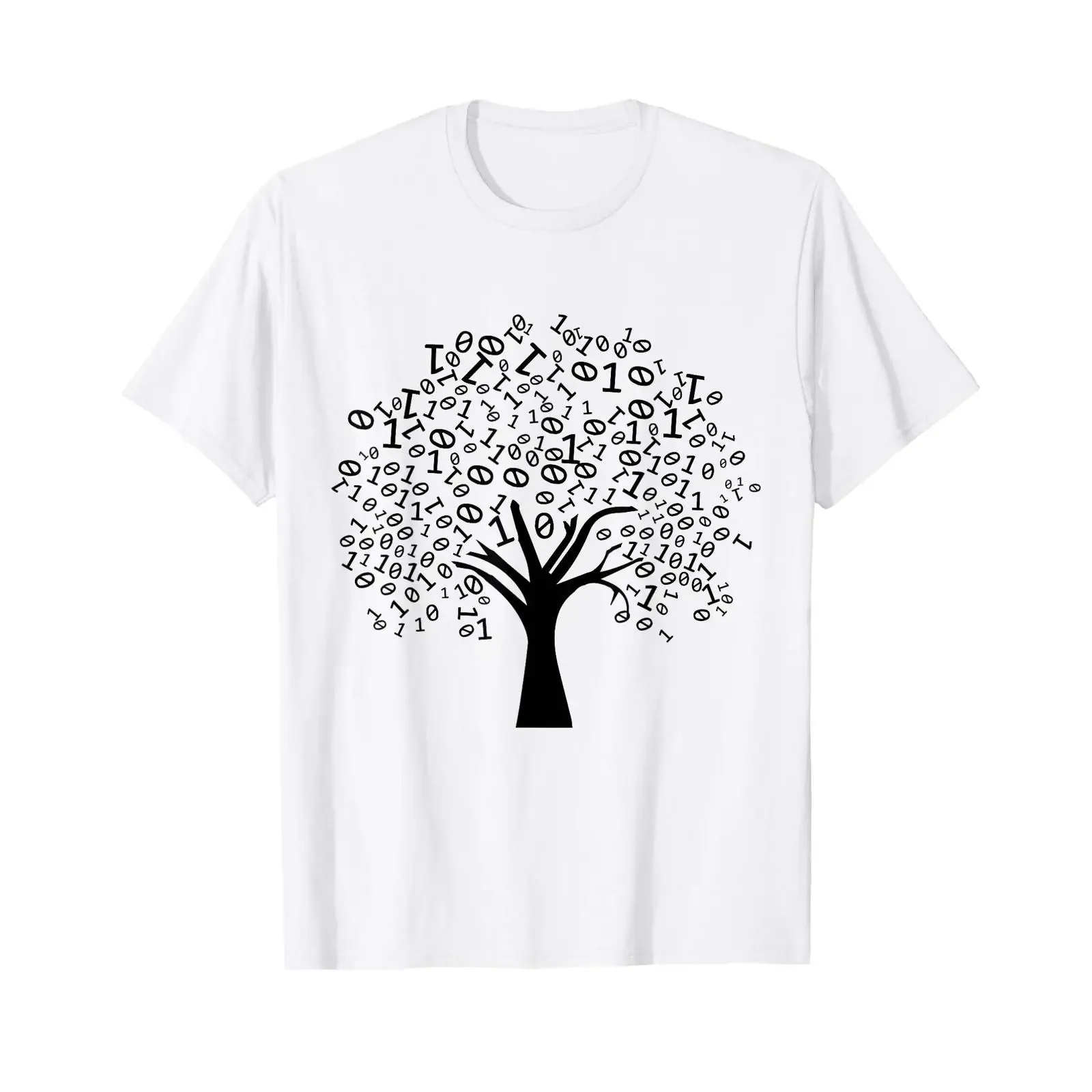 Binary Tree Computer Science Coding Programmer T Shirt vintage Washed homme Casual designer clothes Breathable Comfortable