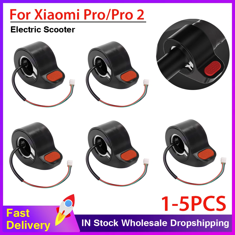 1-5PCS Throttle Thumb Dial Accelerator For Xiaomi M365 PRO/PRO 2 Electric Scooter Finger Throttle Knob Assembly Replacement Part